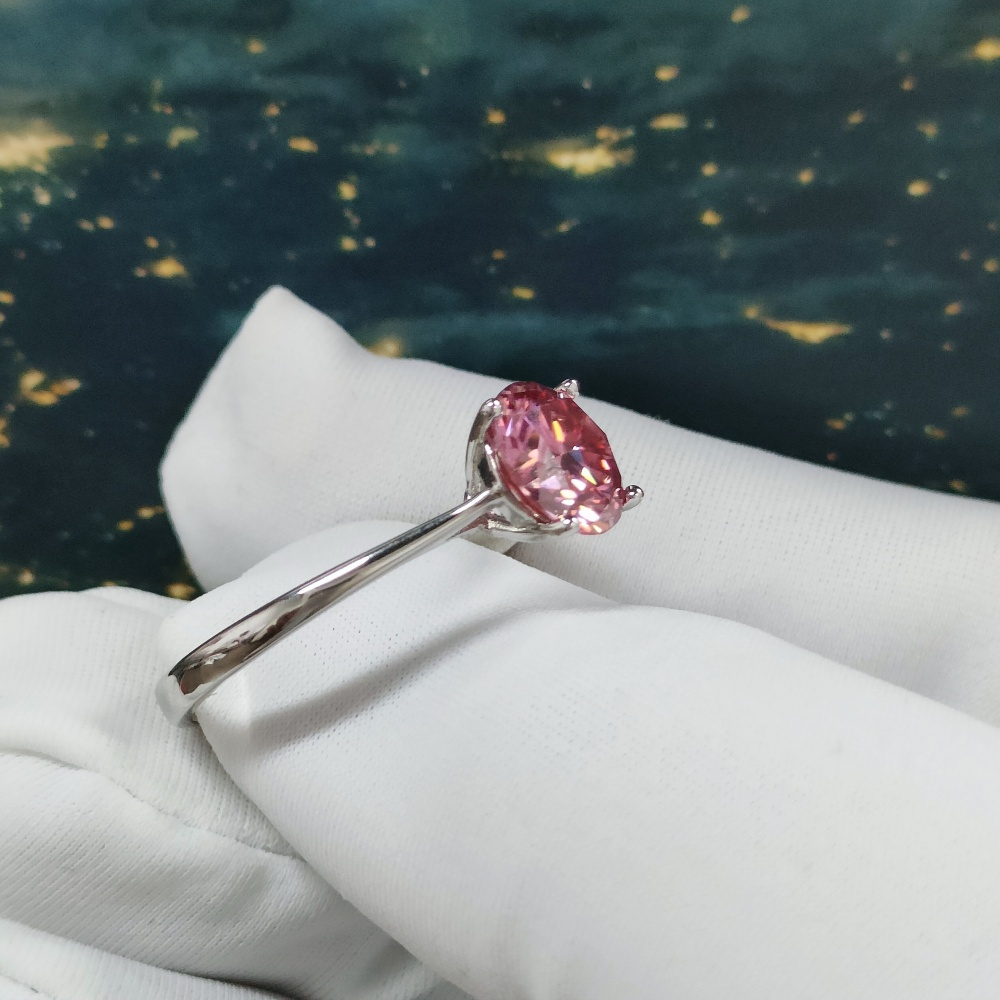 3 Carat Moissanite S925 Silver Ring, Mother's Day Gift